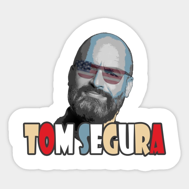 TOM SEGURA HOMAGE MEMORIAL Sticker by Creation Cartoon